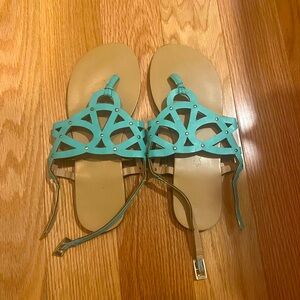 Blue Sandals
